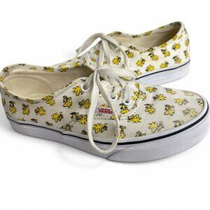 Vans Peanuts Authentic Woodstock Low Top Canvas Sneakers Shoes Women's 6